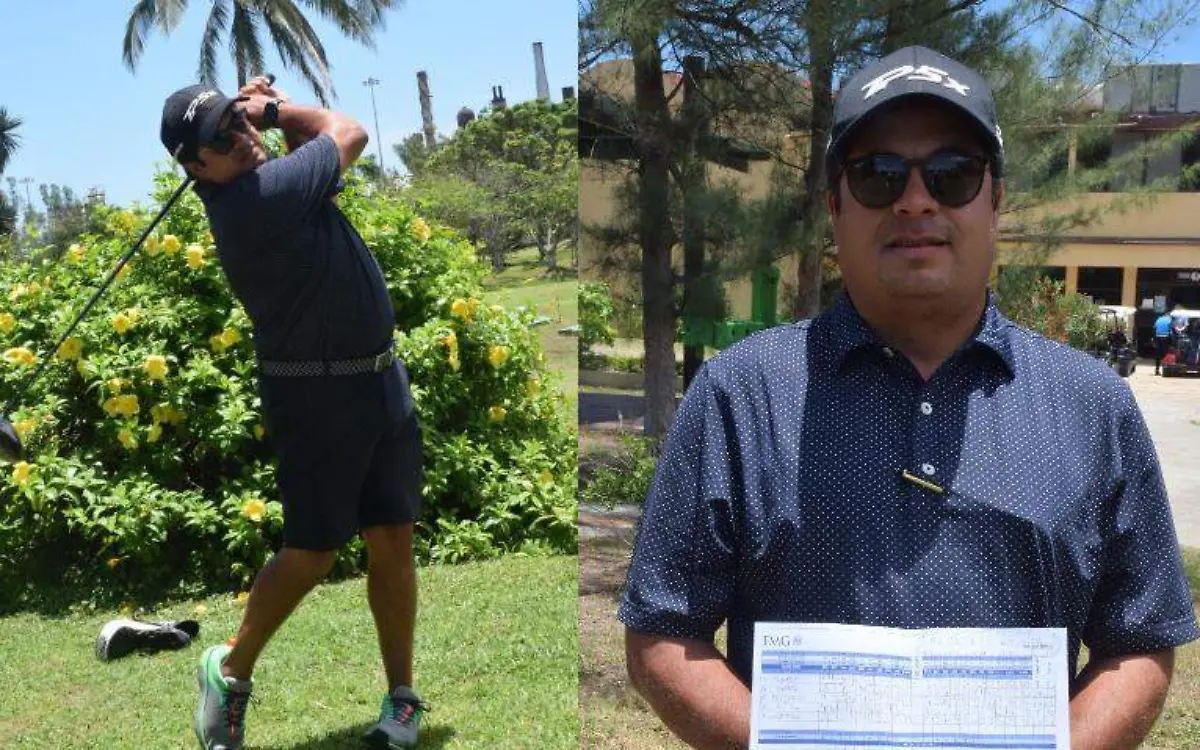 La hazaña del golfista Eduardo Delgado, logró un albatros en el Club Refinería Madero Héctor Rivera